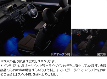 インテリアイルミネーション（２モードタイプ　ブルー）（スイッチ付）(セット) スイッチキット(イルミ用)/インテリアイルミネーション(２モードタイプ　ブルー)/インテリアイルミネーション（スイッチ無）