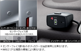 コーナーセンサー（ボイス４センサー） コーナーセンサー(ボイス４センサー（インジケーター）)(センサーキット)
