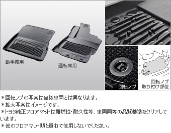 スノー・レジャー用マット(縁高・フロント)