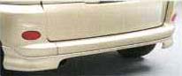 Rear bumper spoiler
