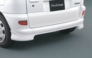 Rear bumper spoiler