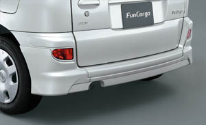 Rear bumper spoiler