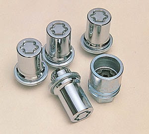 Reverse key wheel nut
