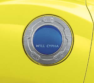 Fuel lid garnish