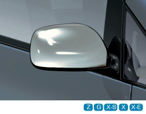 Plating door mirror cover