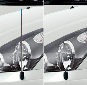 Fender lamp (electromotive remote control expansion and contraction type hurontooto)