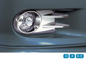 Fog lamp garnish (plating cover)