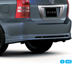 Rear bumper spoiler
