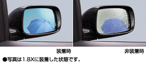 Outer mirror (lane clearing blue mirror)