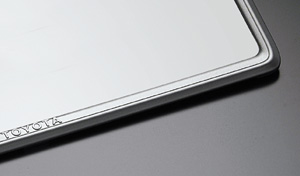 Number frame (front/rear) (deluxe type)