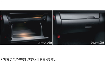 Instrument panel box lid (irumi attaching)