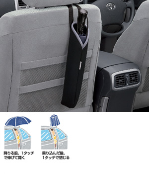 Umbrella holder (convenient umbrella attaching)