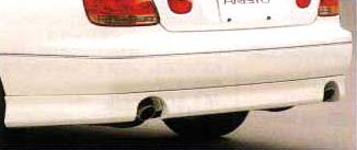 Rear bumper spoiler