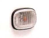 Clear side turn lamp