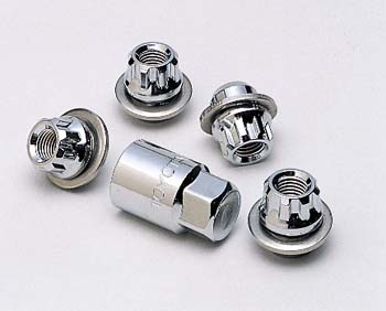Reverse key wheel nut