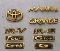 Gold emblem