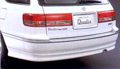 Rear bumper spoiler