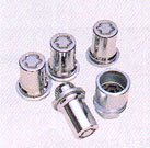 Reverse key wheel nut