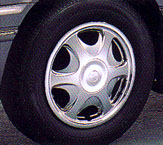 Plated wheel cap