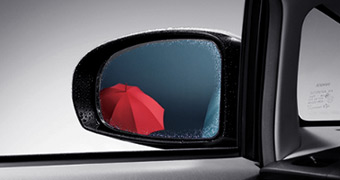 Lane clearing blue mirror