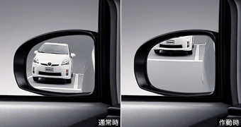 Reverse gearing mirror