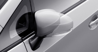Automatic retractor bull mirror