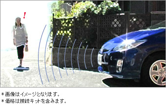 Vehicle approach information device
