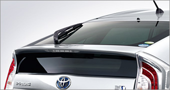 Rear spoiler (colored)