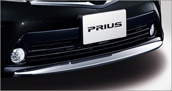 Front bumper garnish (plating)