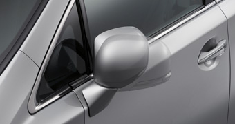 Automatic retractor bull mirror