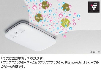 プラズマクラスター搭載ＬＥＤルームランプ