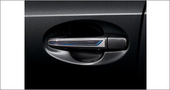 Door steering wheel garnish
