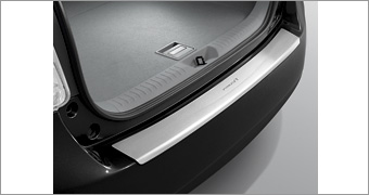 Rear bumper step guard