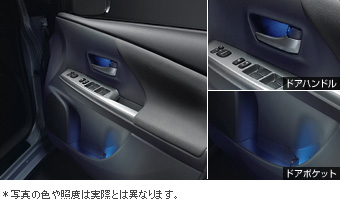 Door handle &amp\; pocket illuminational door handle &amp\; pocket illumination (front)/primer (door handle &amp\; for pocket illumination)