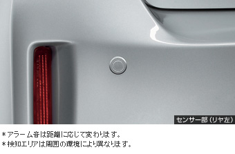 Corner sensor (rear left and right) corner sensor (rear left and right (buzzer kit))(Front rear (plug circuit))