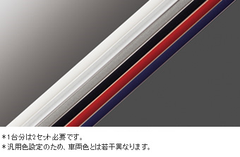 ドアエッジプロテクター(樹脂製　２本入)