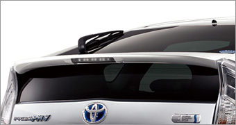 Rear spoiler (colored)
