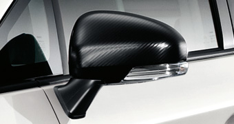 Door mirror cover (carbon pitch)