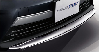 Front bumper garnish (plating)
