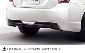 リヤバンパースポイラー