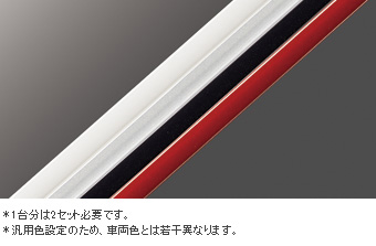 ドアエッジプロテクター(樹脂製　２本入)