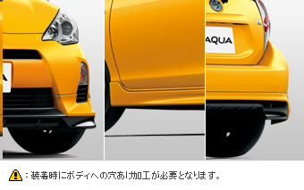 エアロパーツセット（Ver.２） サイドマットガード(セットアイテム)/フロントスポイラー(大型)/リヤバンパースポイラー
