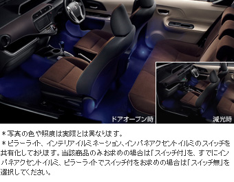 インテリアイルミネーションセット（２モードタイプ　ブルー）（スイッチ付） スイッチキット(イルミ用)/インテリアイルミネーション(２モードタイプ　ブルー)/インテリアイルミネーション（スイッチ無）(２