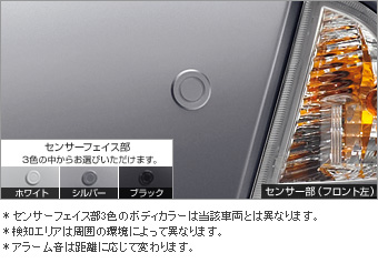 コーナーセンサー（フロント左右） コーナーセンサー(フロント左右（ブザーキット）)(フロントリヤ（センサーキット）)