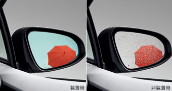 Lane clearing blue mirror