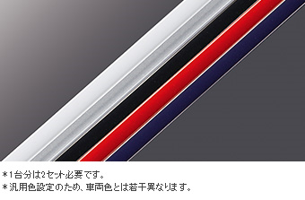 ドアエッジプロテクター(樹脂製　２本入)