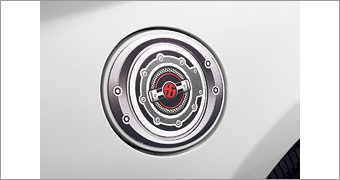 Fuel lid garnish